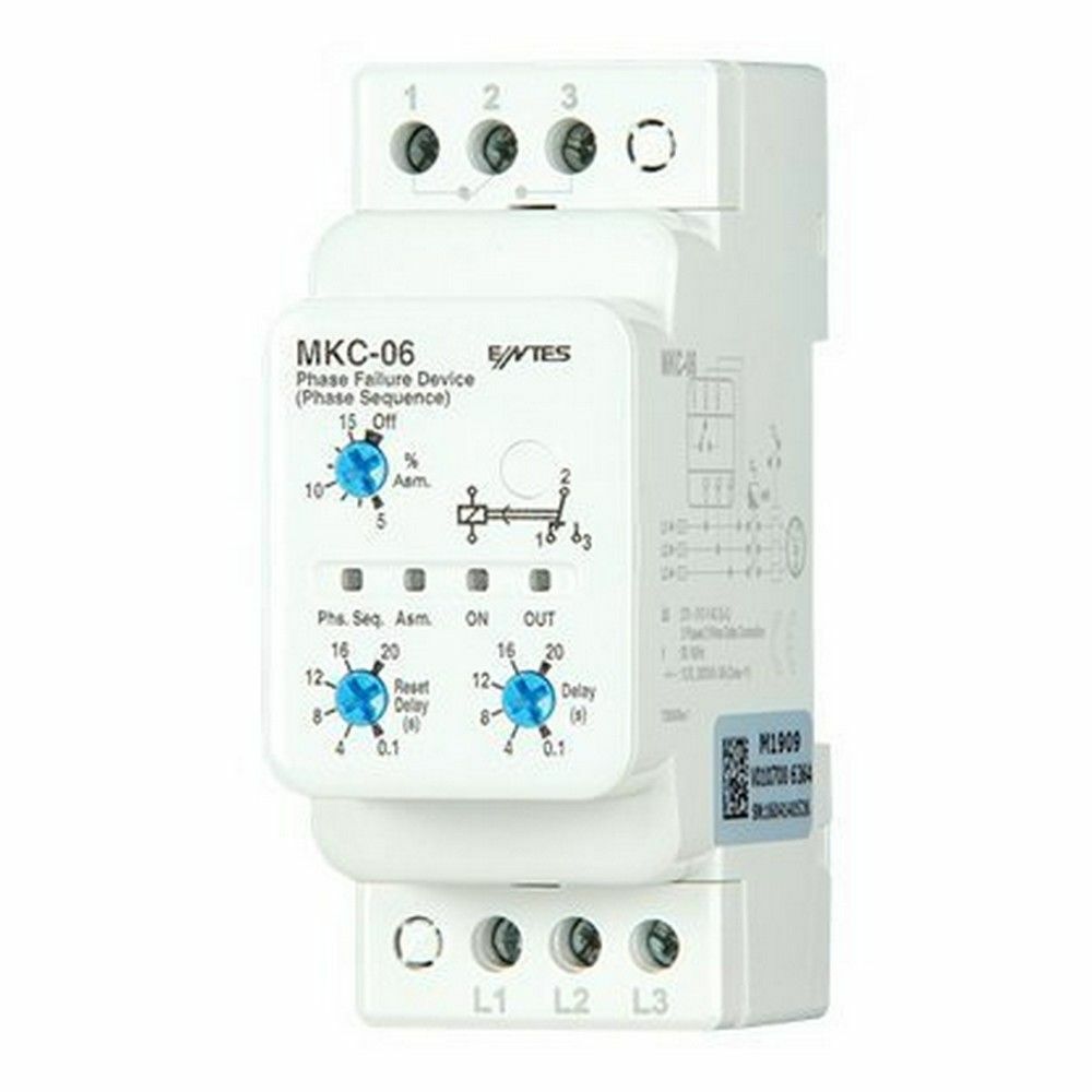 ENTES M1726 MKC-06P MOTOR(FAZ)KORUMA RÖLELESİ