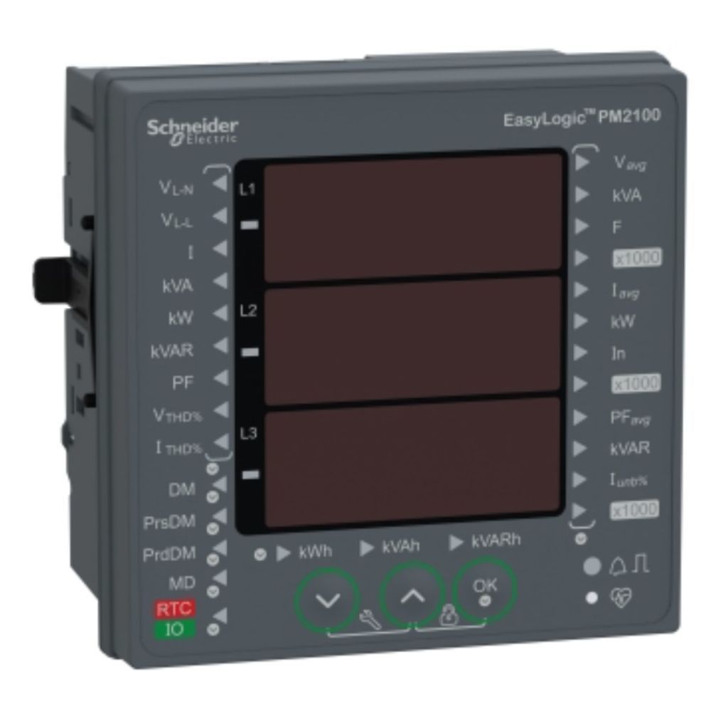 SCHNEIDER PM2120 LED THD RS485 RTC 15 HAR CLASS 1.0 3606480800146