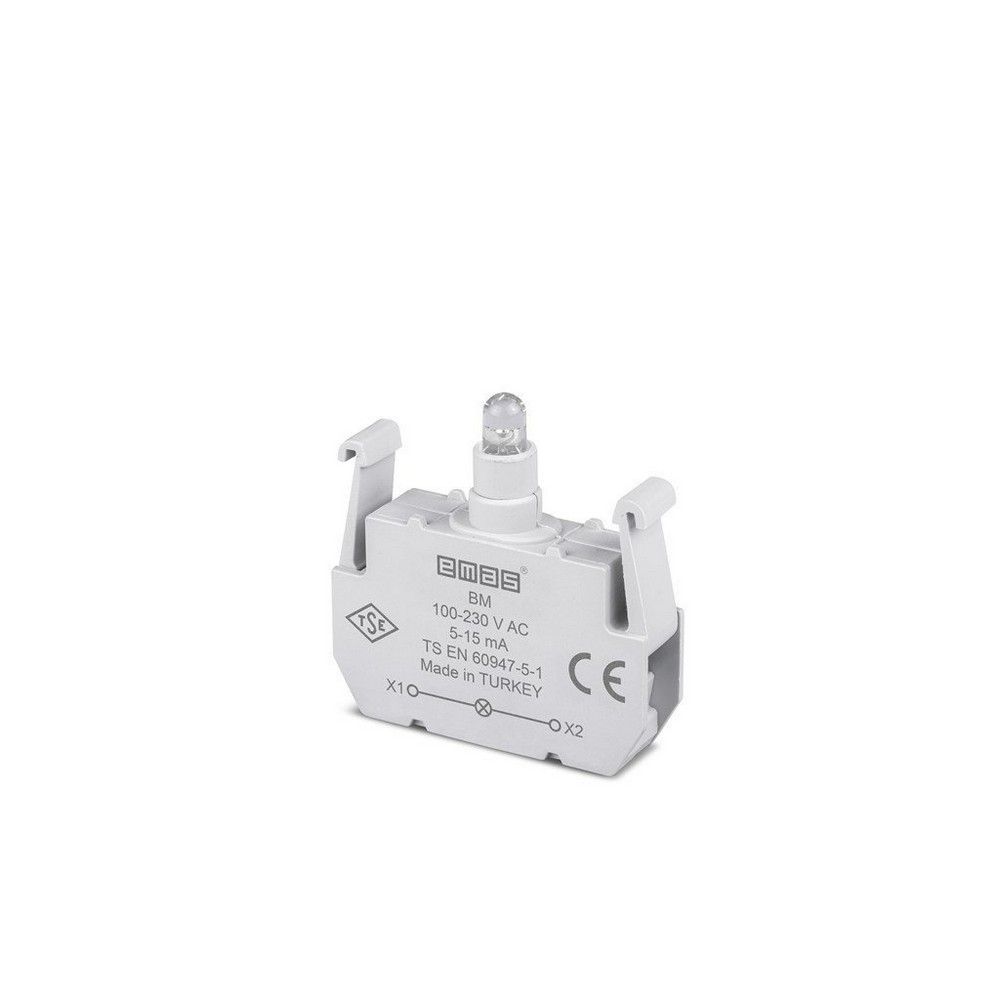 EMAS BM B SİNYAL MAVİ LED'Lİ BLOK 100-230 V AC