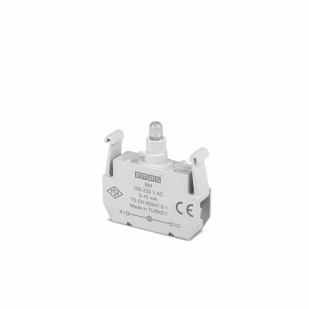 EMAS BM B SİNYAL MAVİ LED'Lİ BLOK 100-230 V AC