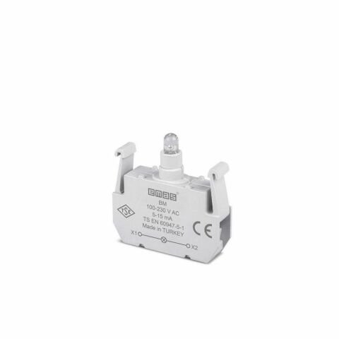 EMAS BM B SİNYAL MAVİ LED'Lİ BLOK 100-230 V AC
