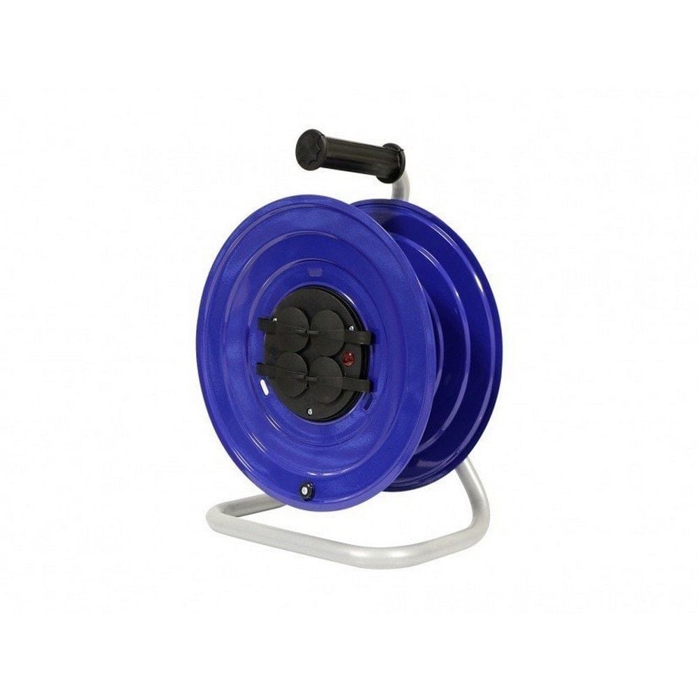 BEMİS BM1-2103-0000 1/16A. 4 PRİZLİ METAL MAKARA 3X1,5MM TTR 25M. KAPASİTELİ