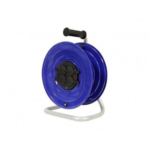 BEMİS BM1-2103-0000 1/16A. 4 PRİZLİ METAL MAKARA 3X1,5MM TTR 25M. KAPASİTELİ