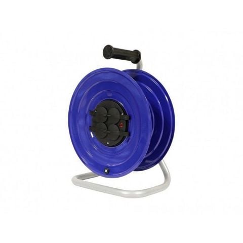 BEMİS BM2-3103-0000 1/16A. 4 PRİZLİ METAL MAKARA 3X1,5MM TTR 50M. KAPASİTELİ
