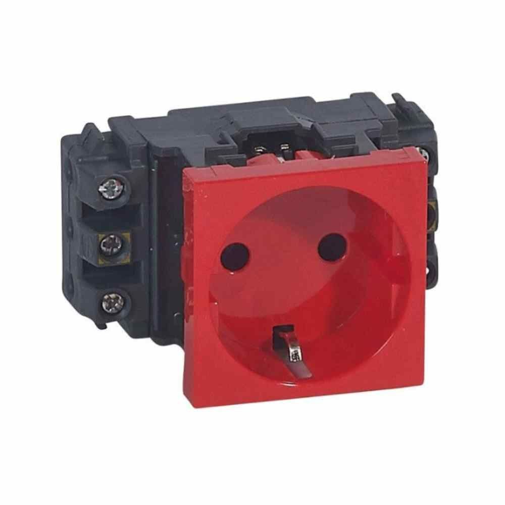 LEGRAND SİSTEM ARMADA DLP ŞEBEKE PRİZİ-TEKLİ-KIRMI-LEGRAND 77611