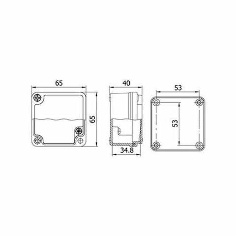 METE ENERJİ 65X65X40 ALÜMİNYUM BUAT 402502
