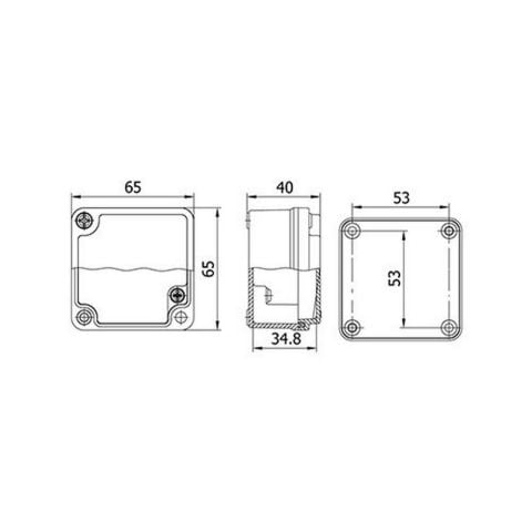 METE ENERJİ 65X65X40 ALÜMİNYUM BUAT 402502