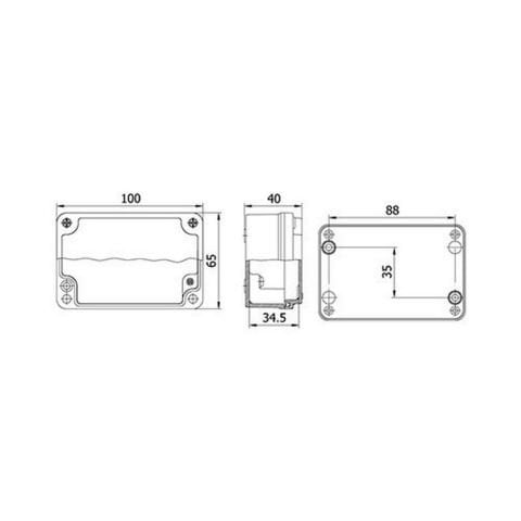 METE ENERJİ 65X100X40 ALÜMİNYUM BUAT 402503