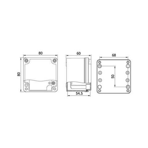 METE ENERJİ 80X80X60 ALÜMİNYUM BUAT 402504