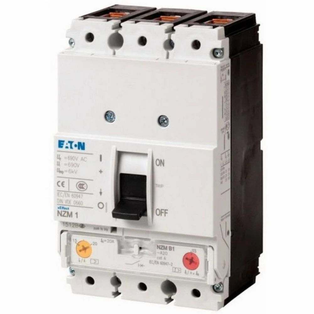 EATON BZMC1-A40 KOMPAKT ŞALTER (SABİT TERMİK-MANYETİK KORUMALI) 3X40A 36KA