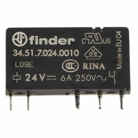 FINDER F.34.51.7.024.0010 ELEKTRO MEKANİK ULTRA İNCE PCB RÖLE