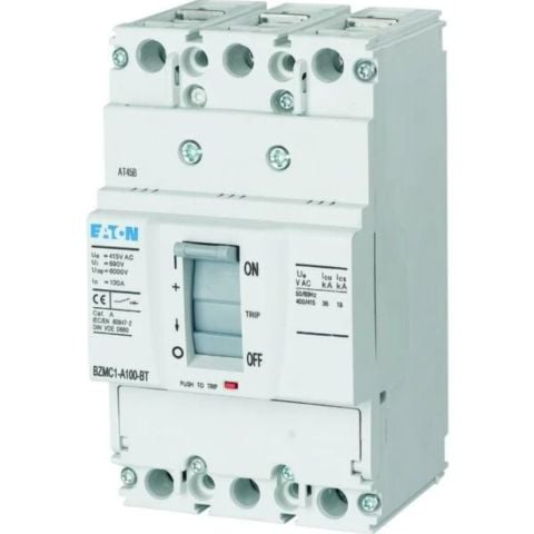 EATON BZMC1-A50 KOMPAKT ŞALTER (SABİT TERMİK-MANYETİK KORUMALI) 3X50A 36KA
