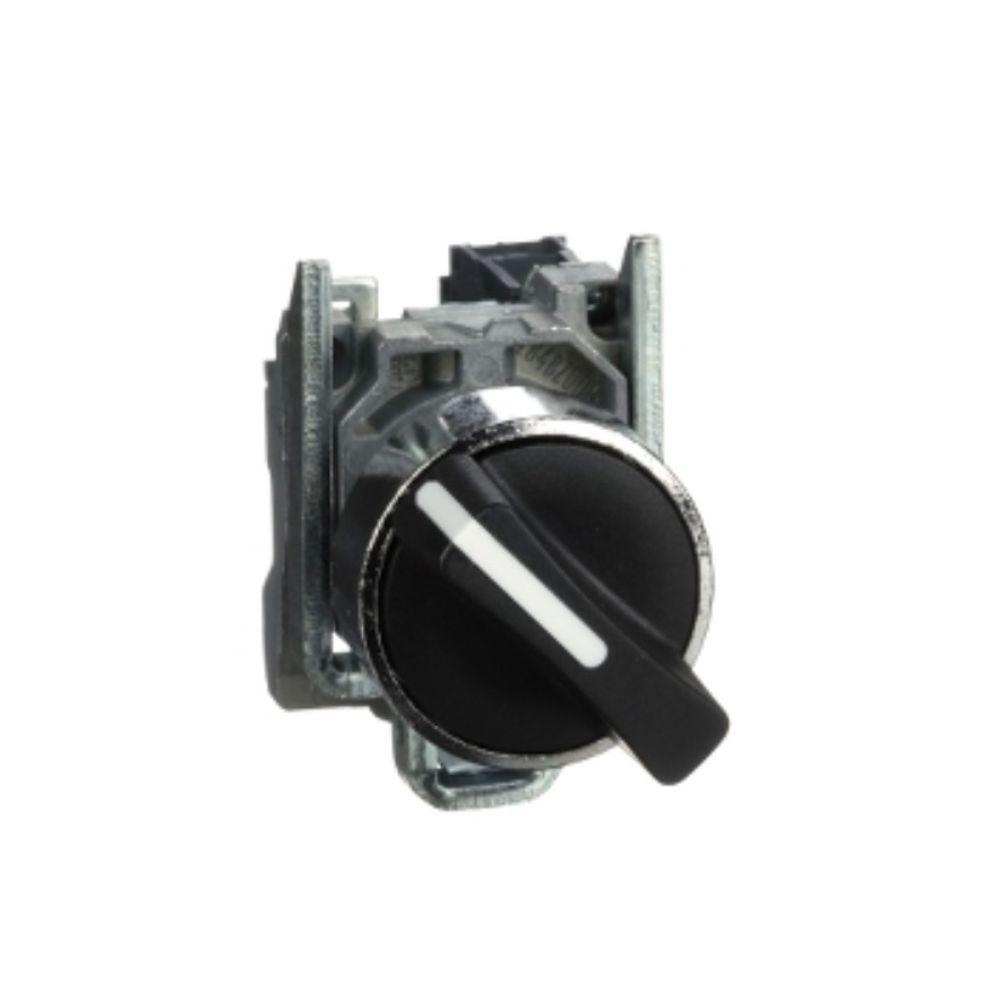 SCHNEIDER SİYAH EKSİKSİZ MANDAL BUTON ÇAP 22 2 KONUMLU YAYLI DÖNÜŞ 1NA 3389118124714