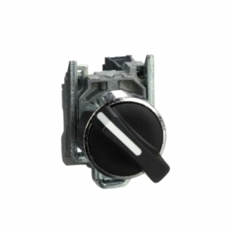 SCHNEIDER SİYAH EKSİKSİZ MANDAL BUTON ÇAP 22 2 KONUMLU YAYLI DÖNÜŞ 1NA 3389118124714