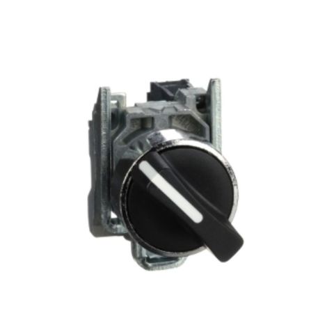 SCHNEIDER SİYAH EKSİKSİZ MANDAL BUTON ÇAP 22 2 KONUMLU YAYLI DÖNÜŞ 1NA 3389118124714