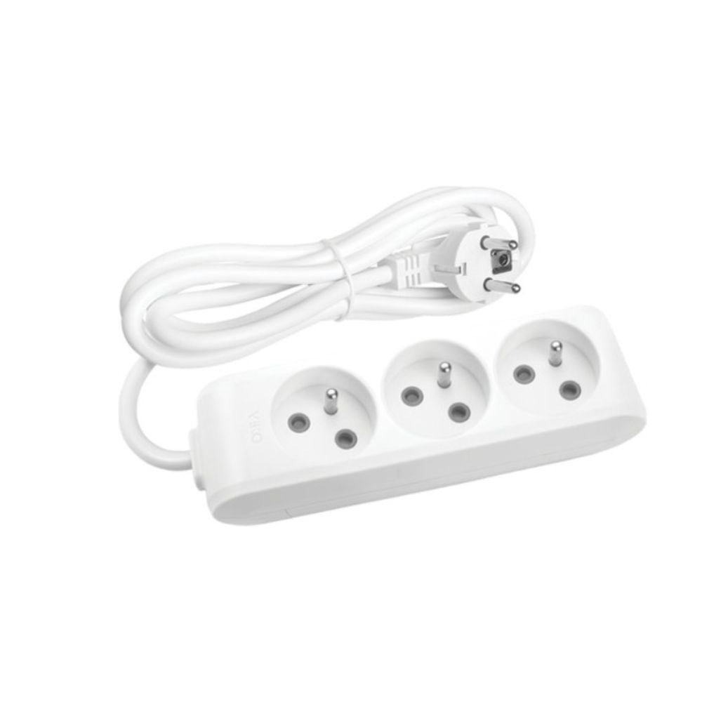 VİKO 90110302B MULTİ-LET ÜÇLÜ PRİZ TOPR KAB UPS ÇOCUK KOR.2MT