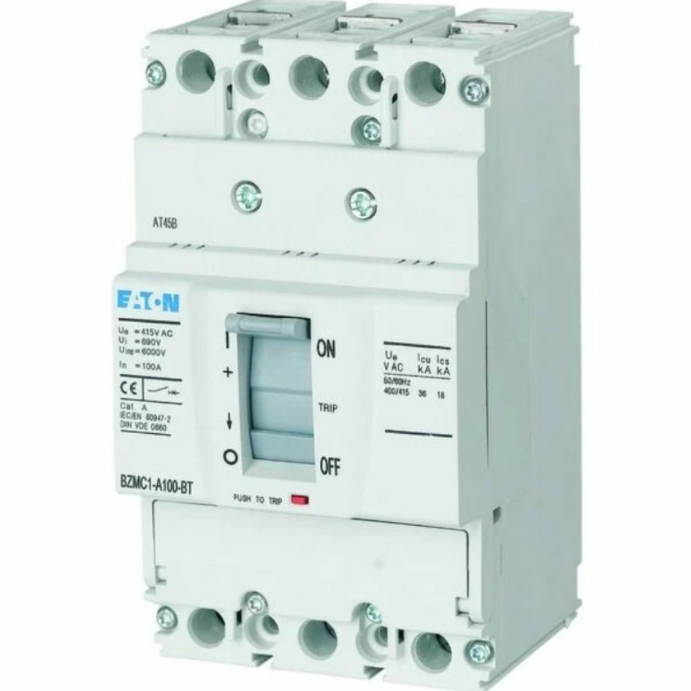 EATON BZMC1-A63 KOMPAKT ŞALTER (SABİT TERMİK-MANYETİK KORUMALI) 3X63A 36KA