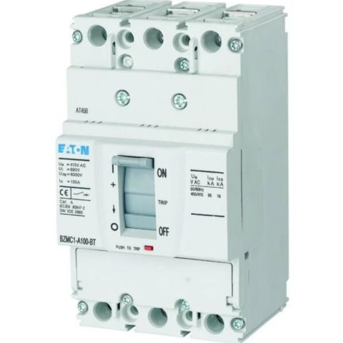 EATON BZMC1-A63 KOMPAKT ŞALTER (SABİT TERMİK-MANYETİK KORUMALI) 3X63A 36KA