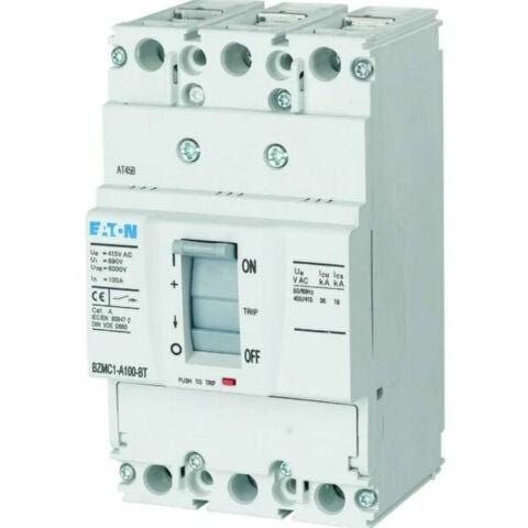 EATON BZMC1-A63 KOMPAKT ŞALTER (SABİT TERMİK-MANYETİK KORUMALI) 3X63A 36KA