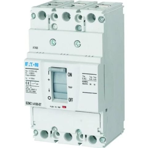 EATON BZMC1-A63 KOMPAKT ŞALTER (SABİT TERMİK-MANYETİK KORUMALI) 3X63A 36KA