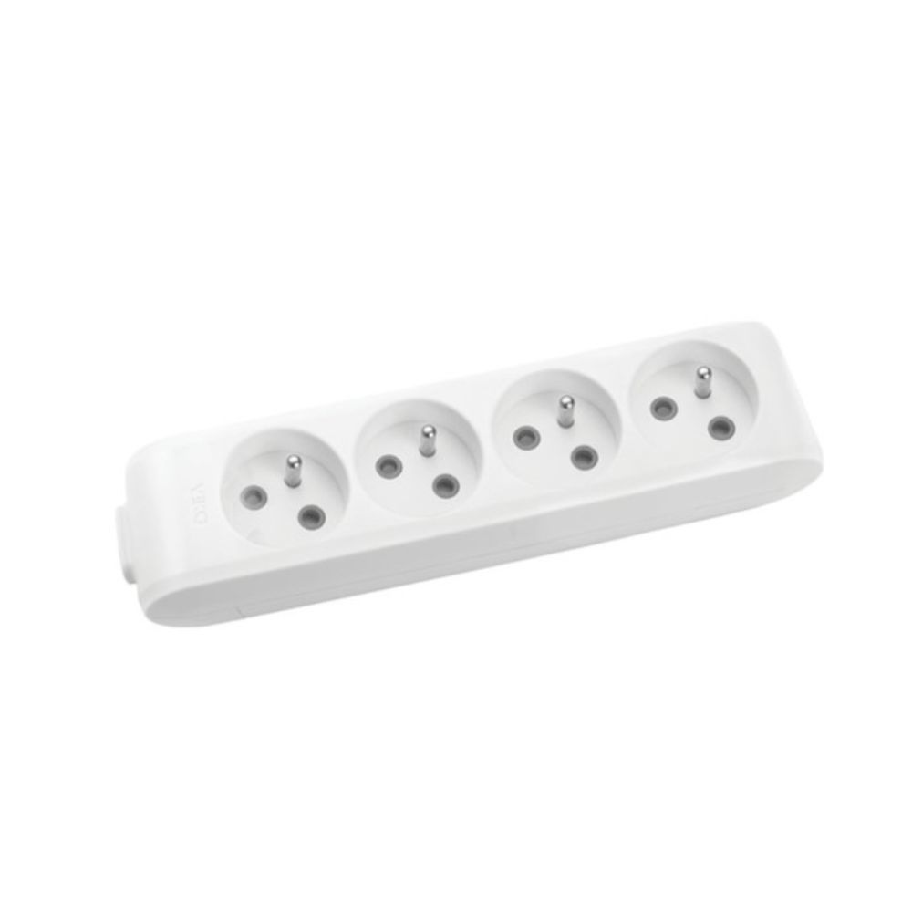 VİKO MULTİ-LET DÖRTLÜ UPS PRİZ TOPRAKLI ÇOCUK KORUMALI KLEMENSLİ GRUP PRİZ 90110400