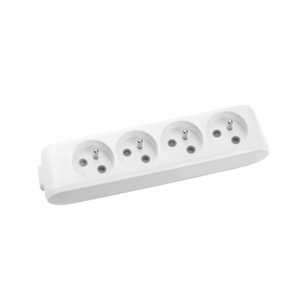 VİKO MULTİ-LET DÖRTLÜ UPS PRİZ TOPRAKLI ÇOCUK KORUMALI KLEMENSLİ GRUP PRİZ 90110400