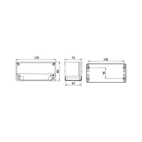 METE ENERJİ 80X170X73 ALÜMINYUM BUAT DERİN GÖVDE 402510