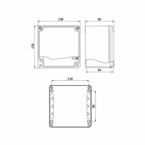 METE ENERJİ 130X130X90 ALÜMİNYUM BUAT 402511