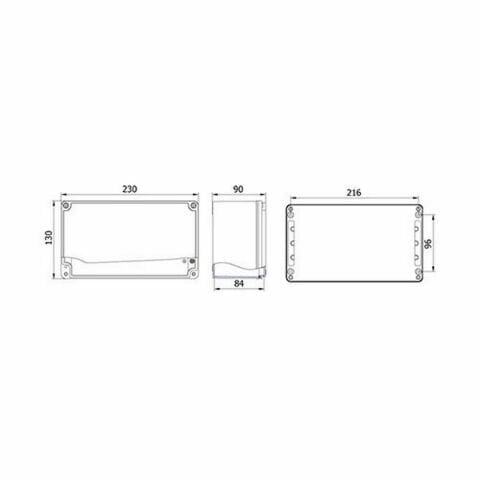 METE ENERJİ 130X230X90 ALÜMİNYUM BUAT 402514