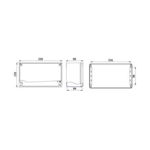 METE ENERJİ 130X230X90 ALÜMİNYUM BUAT 402514
