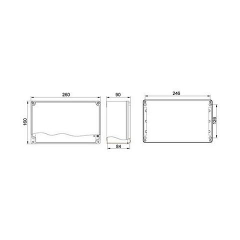 METE ENERJİ 160X260X90 ALÜMİNYUM BUAT 402517