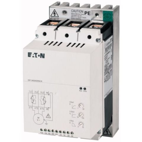 EATON DS7-340SX055N0-N SOFTSTARTER DS7, 24 V AC/DC, 55 A (2-FAZ TRİSTÖR KONTROLLÜ)