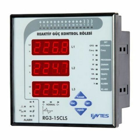 ENTES M2156 RG3-15CS REAKTİF GÜÇ KONTROL RÖLESİ