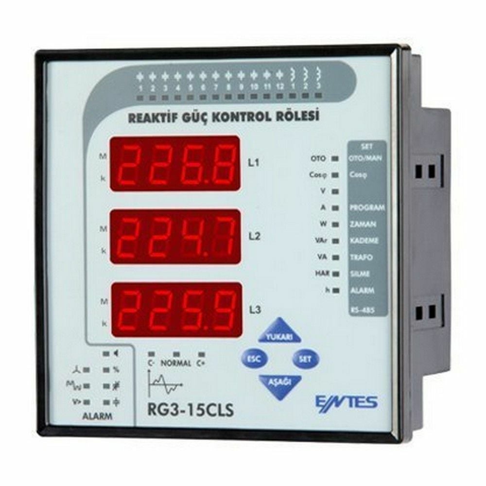 ENTES M2157 RG3-15CLS REAKTİF GÜÇ KONTROL RÖLESİ