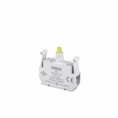 EMAS BS B SİNYAL SARI LED'Lİ BLOK 100-230 V AC