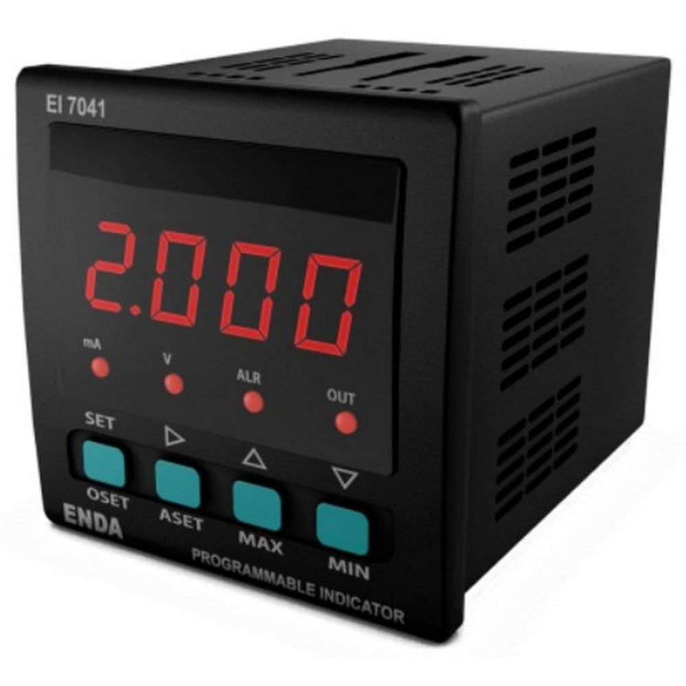 ENDA EI7041-230-2R 230V AC 72X72 KONTAKLI DİJİTAL GÖSTERGE