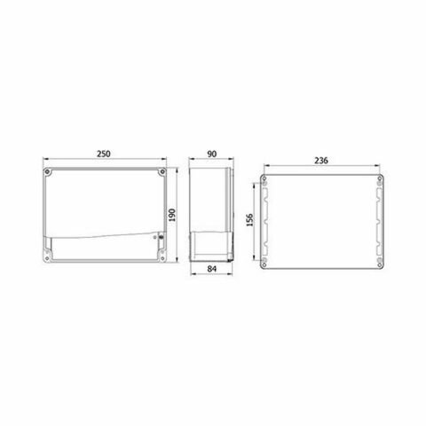METE ENERJİ 190X250X90 ALÜMİNYUM BUAT 402520