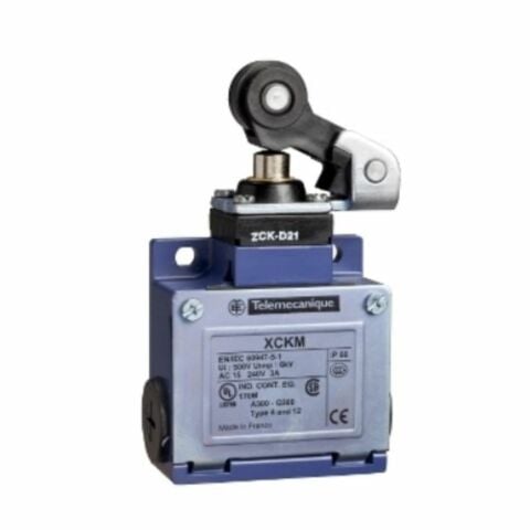 TELEMECANIQUE LİMİT ANAHTARI XCKM - TERMOPLASTİK MAKARALI MANİVELA PİMİ - 1NK+1NA - ANİ - M20 XCKM121H29