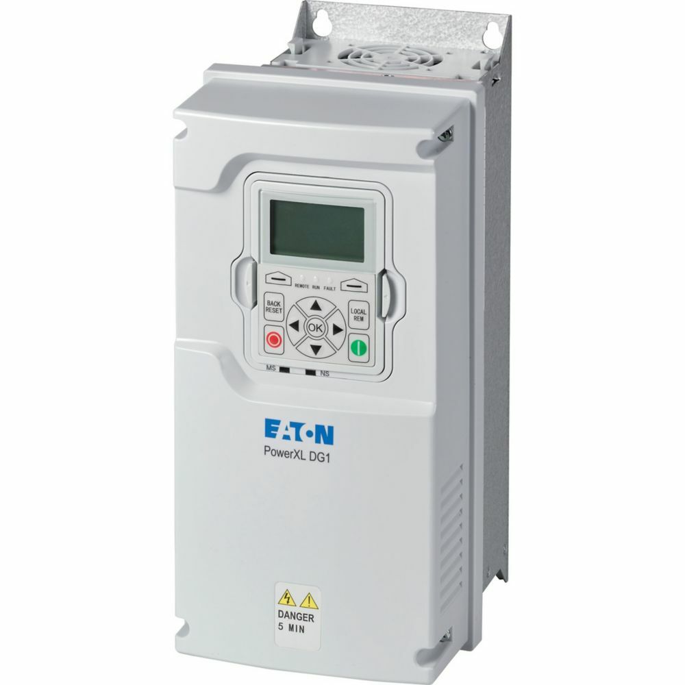 EATON DG1-347D6FB-C21C Hız Kontrol Cihazı-Filtreli, Frenleme Modüllü, 4kW 9A Trifaze 400V (FS1)-EATON