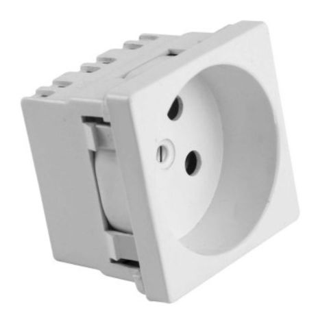 MUTLUSAN 45X45 TOPRAKLI ÇOC.KOR. PRİZ (45 DERECE) SİYAH  001 052 300001 00 11