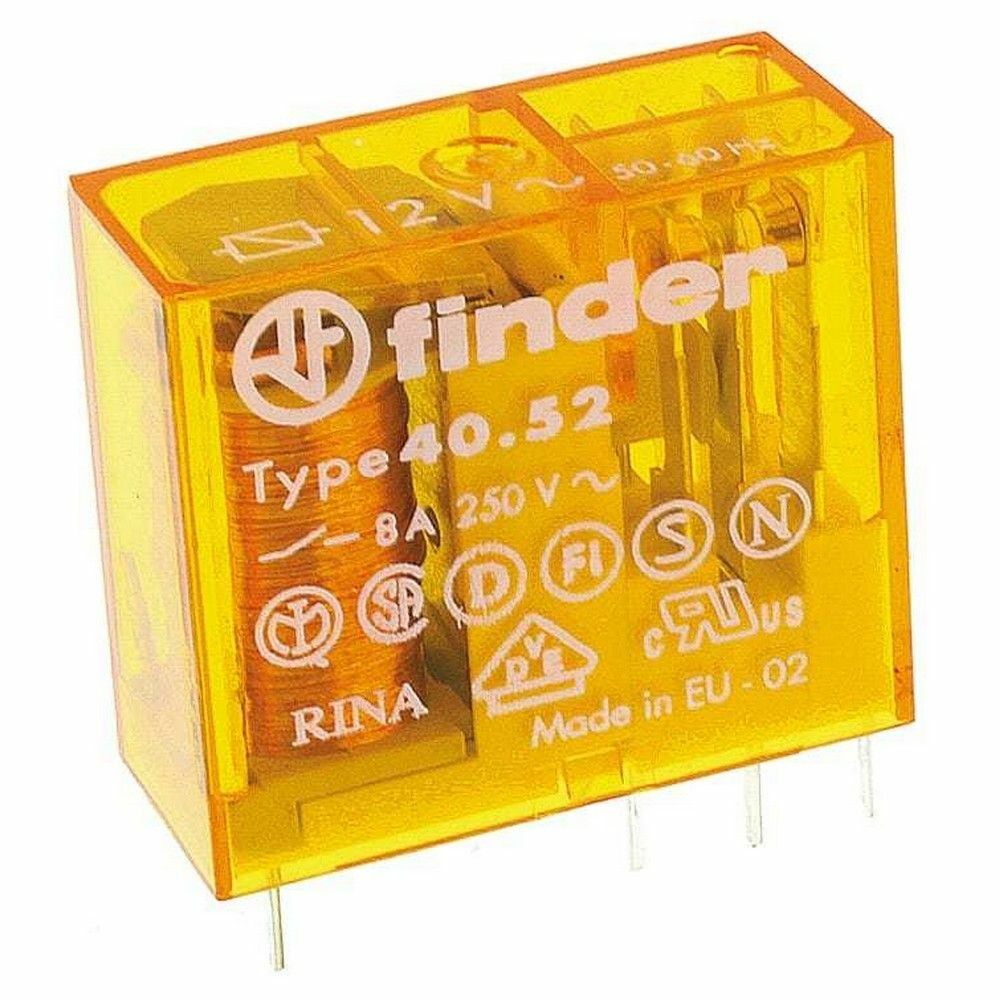 FINDER F.40.52.8.012.0000 MİNYA P.C.B. RÖLE AC 12 V