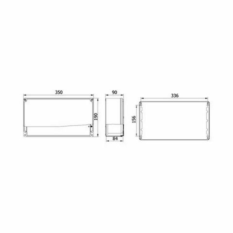 METE ENERJİ 190X350X90 ALÜMİNYUM BUAT 402522