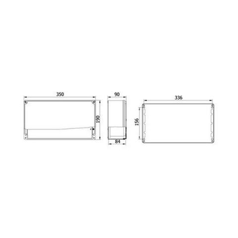 METE ENERJİ 190X350X90 ALÜMİNYUM BUAT 402522