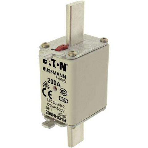 EATON 200NHG1B NH SİGORTA 1-BOY, GG/GL, 500V, 120KA - 200 A