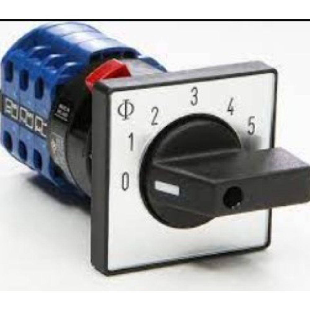 K.NAIMER CA10 A243 KADEMELİ ŞALTER MONOFAZE SIFIRLI 5 KADEMELİ (0-1-2-3-4-5)