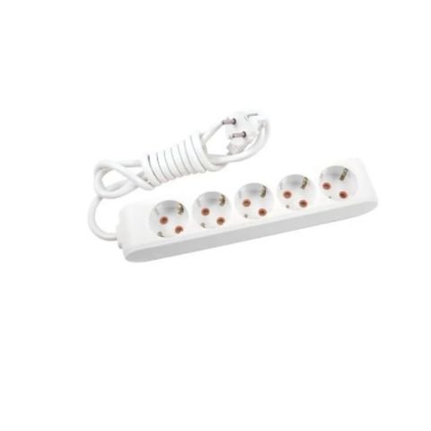 VİKO 90113503 MULTİ-LET BESLİ GRUP PRİZ TOPRAKLİ ÇOCUK KORUMALİ KABLOLU 3 METRE BEYAZ