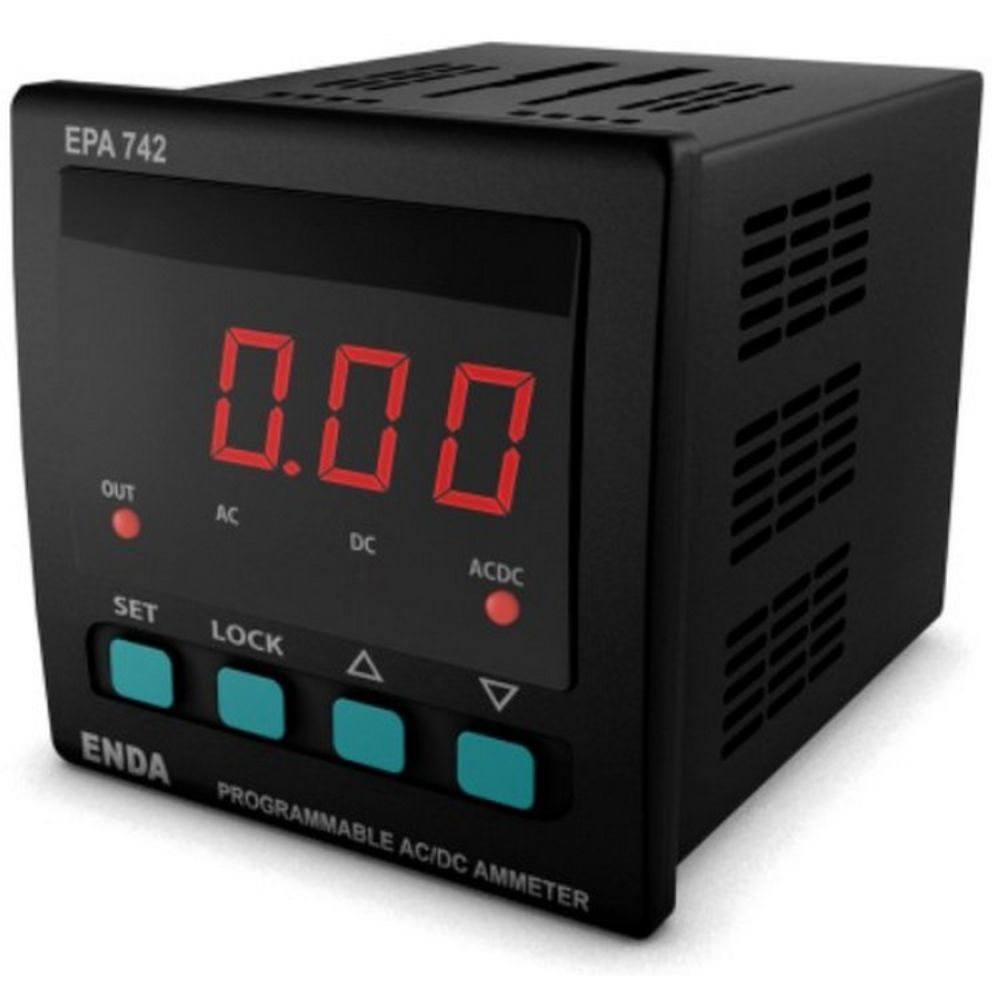 ENDA EPA742 AC/DC AMPER METRE SM 9-30VDC/7-24VAC 72X72
