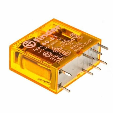 FINDER F.40.61.8.230.0000 MİNYA P.C.B. RÖLE 1CO-16A KONT 230V AC PİN:-5 MM