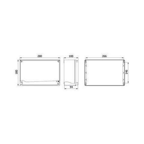 METE ENERJİ 180X280X100 ALÜMİNYUM BUAT 402542