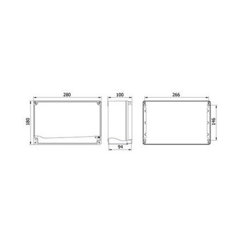 METE ENERJİ 180X280X100 ALÜMİNYUM BUAT 402542
